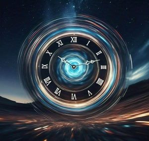 AI generated image of a time clock.