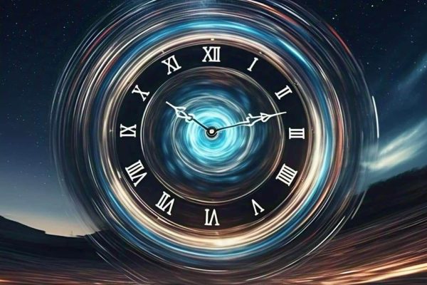 AI generated image of a time clock.