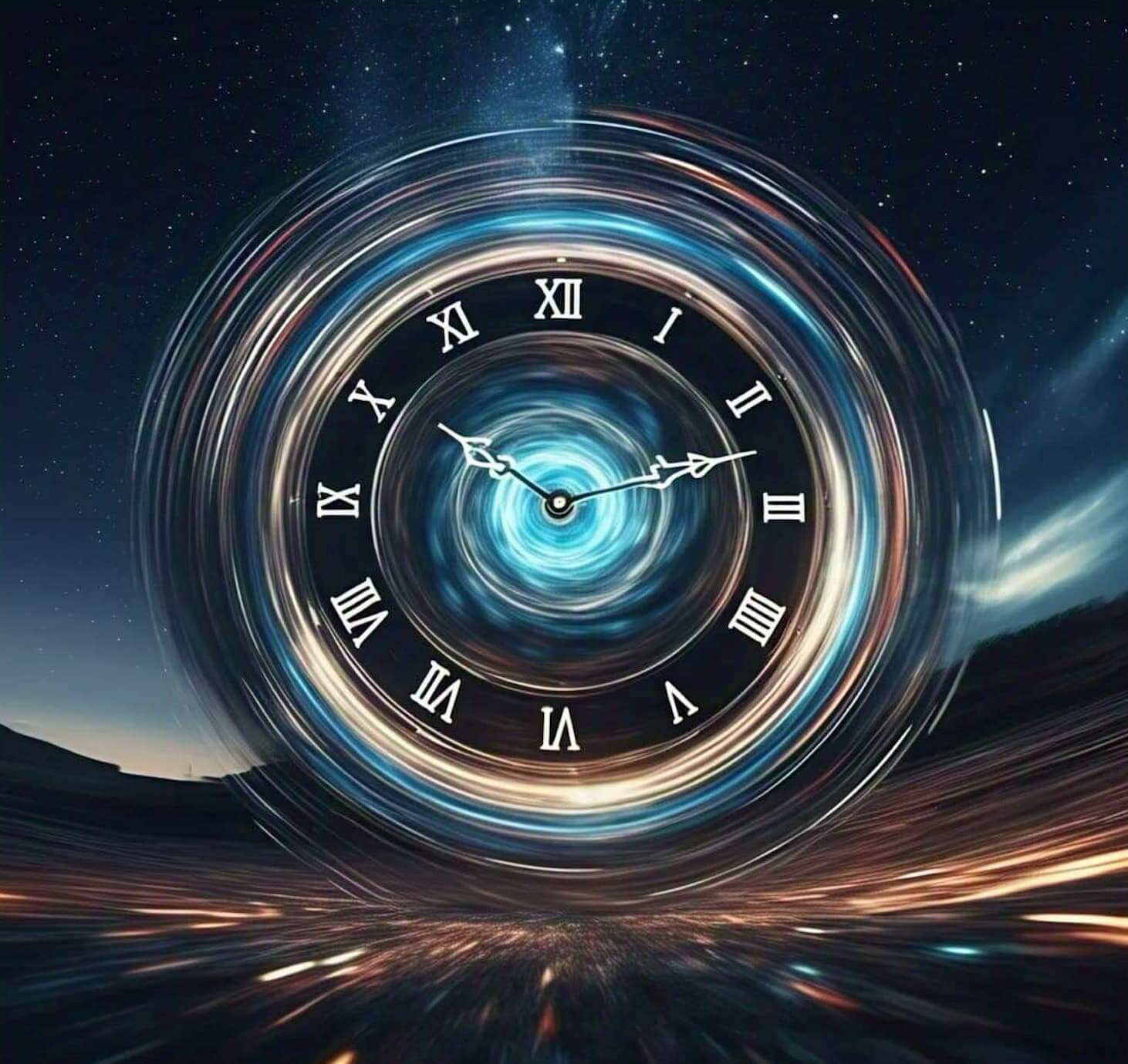 AI generated image of a time clock.