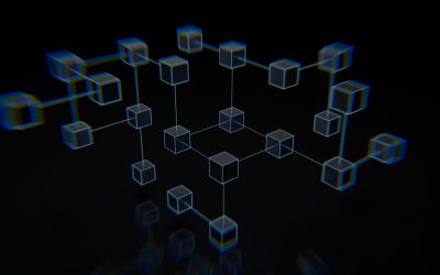 Illustration image of a 'Blockchain', for an article discussing blockchain technology.