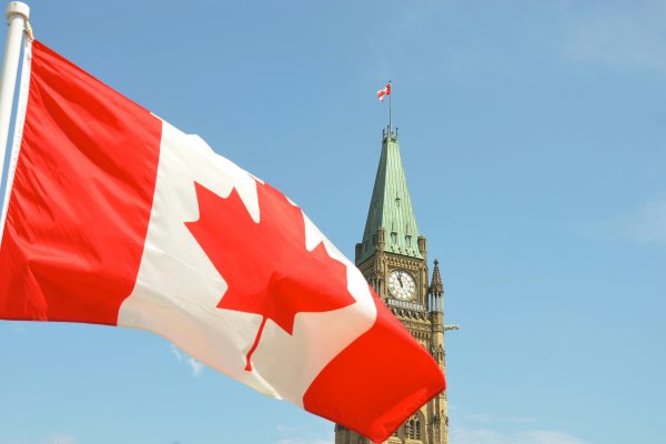 Image of a Canadian flag.